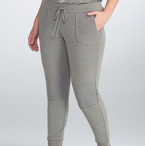 REBEL WILSON FOR TORRID QUILTED JOGGER PANTS